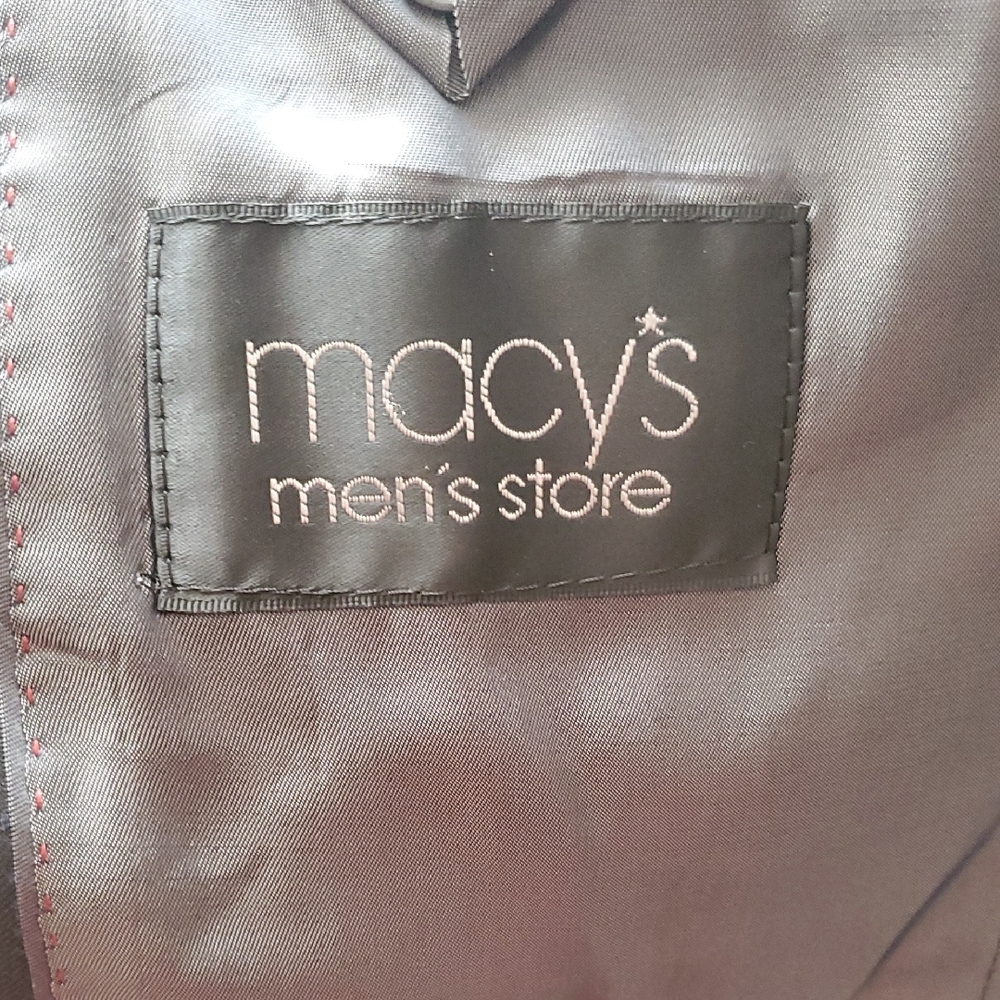 Calvin Klein Charcoal Black Grey 2 Piece Suit - Picture 12 of 17